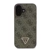 Guess - Bőr Fém Logó Strassz Keresztpántos (GUHCP16SP4TDSCPW) - iPhone 16 - Barna