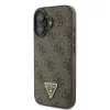 Guess - Bőr Fém Logó Strassz Keresztpántos (GUHCP16SP4TDSCPW) - iPhone 16 - Barna