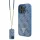 Guess - Bőr Fém Logó Strassz Keresztpántos (GUHCP16SP4TDSCPB) - iPhone 16 - Kék