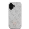 Guess - Bőr Fém Logó Strassz Keresztpántos (GUHCP16SP4TDSCPB) - iPhone 16 - Kék