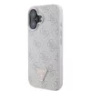 Guess - Bőr Fém Logó Strassz Keresztpántos (GUHCP16SP4TDSCPB) - iPhone 16 - Kék