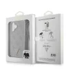 Guess - Bőr Fém Logó Strassz Keresztpántos (GUHCP16SP4TDSCPB) - iPhone 16 - Kék