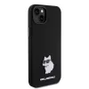 Karl Lagerfeld - Silicone (KLHCP15MSMHCNPK) - iPhone 15 Plus - Choupette Metal Pin