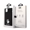 Karl Lagerfeld - Silicone (KLHCP15MSMHCNPK) - iPhone 15 Plus - Choupette Metal Pin