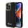 Guess - Szilikon Fém Logó Felirat és Kerettel (GUHCP15LSMBSLK) - iPhone 15 Pro - Fekete