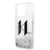 Karl Lagerfeld - Hardcase Liquid Glitter (KLHCP14LLBKLCS) - iPhone 14 Pro - Big KL