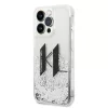 Karl Lagerfeld - Hardcase Liquid Glitter (KLHCP14LLBKLCS) - iPhone 14 Pro - Big KL