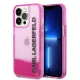 Karl Lagerfeld - Hardcase Liquid Glitter (KLHCP14LLCKVF) - iPhone 14 Pro -  Pink Elong