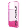 Karl Lagerfeld - Hardcase Liquid Glitter (KLHCP14LLCKVF) - iPhone 14 Pro -  Pink Elong