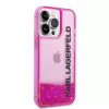 Karl Lagerfeld - Hardcase Liquid Glitter (KLHCP14LLCKVF) - iPhone 14 Pro -  Pink Elong