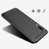 Techsuit - Carbon szilikon tok - Samsung Galaxy A70 / A70s - Fekete