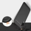 Techsuit - Carbon szilikon tok - Samsung Galaxy A70 / A70s - Fekete
