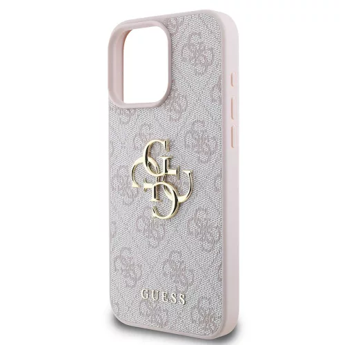 Guess - Keménytok 4G Nagy Logó (GUHCP16L4GMGPI) - iPhone 16 Pro - Rózsaszín
