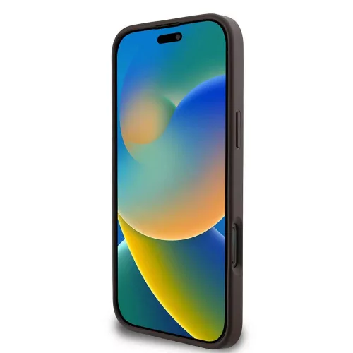 Guess - Keménytok 4G Nagy Logó (GUHCP16L4GMGBR) - iPhone 16 Pro - Barna
