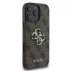 Guess - Keménytok 4G Nagy Logó (GUHCP16L4GMGBR) - iPhone 16 Pro - Barna