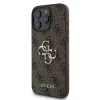 Guess - Keménytok 4G Nagy Logó (GUHCP16L4GMGBR) - iPhone 16 Pro - Barna