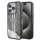 Guess - Folyékony Csillámos Arany Csíkos (GUHCP15LLFCSEGK) - iPhone 15 Pro - Fekete