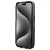 Guess - Folyékony Csillámos Arany Csíkos (GUHCP15LLFCSEGK) - iPhone 15 Pro - Fekete
