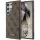 Guess - Keménytok 4G Arany Fém Logó (GUHCS24LG4GFBR) - Samsung Galaxy S24 Ultra - Barna