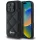 Guess - Steppelt Fém Logó (GUHCP16LPSQSQSK) - iPhone 16 Pro - Fekete