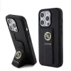 Guess - Kitámasztós 4G Saffiano Strass - iPhone 15 Pro Max (GUHCP15XPGSSADK) - Black