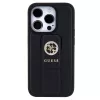 Guess - Kitámasztós 4G Saffiano Strass - iPhone 15 Pro Max (GUHCP15XPGSSADK) - Black