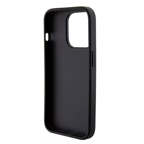 Guess - Kitámasztós 4G Saffiano Strass - iPhone 15 Pro Max (GUHCP15XPGSSADK) - Black