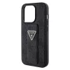 Guess - Kitámasztós 4G Háromszög Strassz (GUHCP15XPGS4TDK) - iPhone 15 Pro Max - Fekete