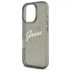 Guess - Keménytok IML Szíves (GUHCP16LHCHGSPK) - iPhone 16 Pro - Fekete