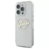Guess - Keménytok IML Szíves (GUHCP16XHCHGSPT) - iPhone 16 Pro Max - Átlátszó