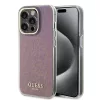 Guess - Keménytok IML Csiszolt Tükrös Disco Gyöngyházfényű (GUHCP15LHDECMP) - iPhone 15 Pro - Rózsaszín