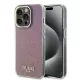 Guess - Keménytok IML Csiszolt Tükrös Disco Gyöngyházfényű (GUHCP15LHDECMP) - iPhone 15 Pro - Rózsaszín