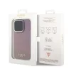 Guess - Keménytok IML Csiszolt Tükrös Disco Gyöngyházfényű (GUHCP15LHDECMP) - iPhone 15 Pro - Rózsaszín