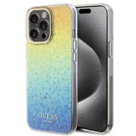   Guess - Keménytok IML Csiszolt Tükrös Disco Gyöngyházfényű (GUHCP15XHDECMI) - iPhone 15 Pro Max - Többszínű