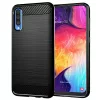 Techsuit - Carbon szilikon tok - Samsung Galaxy A30s / A50 / A50s - Fekete