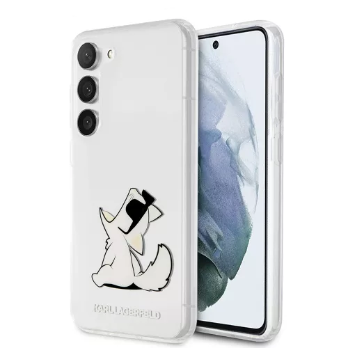 Karl Lagerfeld - Hardcase Transparent (KLHCS23MCFNRC) - Samsung Galaxy S23 Plus -  Choupette Fun
