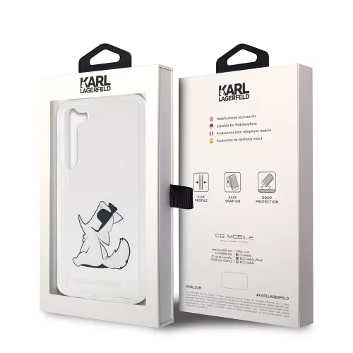 Karl Lagerfeld - Hardcase Transparent (KLHCS23MCFNRC) - Samsung Galaxy S23 Plus -  Choupette Fun