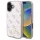 Guess - Keménytok 4G Háromszög Fém Logó (GUHCP16SPG4GPH) - iPhone 16 - Fehér