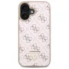 Guess - Keménytok 4G Háromszög Fém Logó (GUHCP16SPG4GPH) - iPhone 16 - Fehér