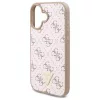 Guess - Keménytok 4G Háromszög Fém Logó (GUHCP16SPG4GPH) - iPhone 16 - Fehér