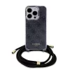 Guess - Zsinóros Keresztpántos 4G Mintás (GUHCP15LHC4SEK) - iPhone 15 Pro - Fekete