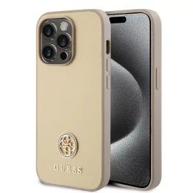   Guess - Strassz Fém Logó (GUHCP15XPS4DGPD) - iPhone 15 Pro Max - Arany