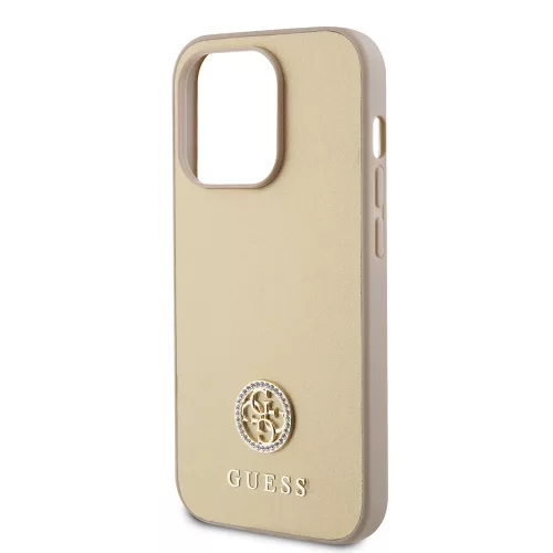 Guess - Strass Metal Logo (GUHCP15XPS4DGPD) - iPhone 15 Pro Max - Gold