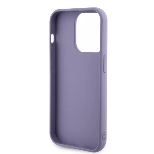 Guess - Flitteres Fém Felirat (GUHCP15LPSFDGSU) - iPhone 15 Pro - Lila