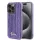 Guess - Flitteres Fém Felirat (GUHCP15XPSFDGSU) - iPhone 15 Pro Max - Lila
