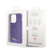 Guess - Flitteres Fém Felirat (GUHCP15XPSFDGSU) - iPhone 15 Pro Max - Lila