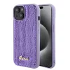 Guess - Flitteres Fém Felirat (GUHCP15SPSFDGSU) - iPhone 15 - Lila