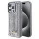 Guess - Flitteres Fém Felirat (GUHCP15XPSFDGSS) - iPhone 15 Pro Max - Ezüst