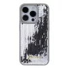 Guess - Flitteres Fém Felirat (GUHCP15XPSFDGSS) - iPhone 15 Pro Max - Ezüst
