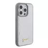Guess - Flitteres Fém Felirat (GUHCP15XPSFDGSS) - iPhone 15 Pro Max - Ezüst
